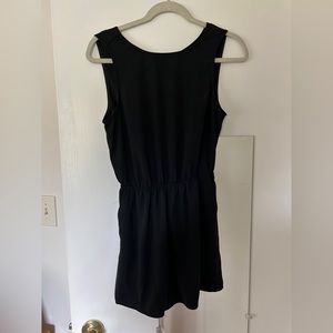 Black a new day backless romper size xs
